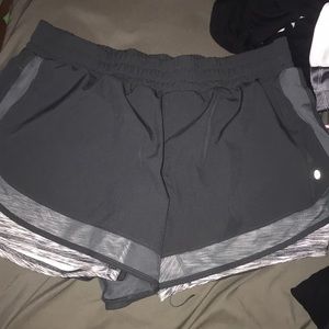 Dark grey athletic shorts